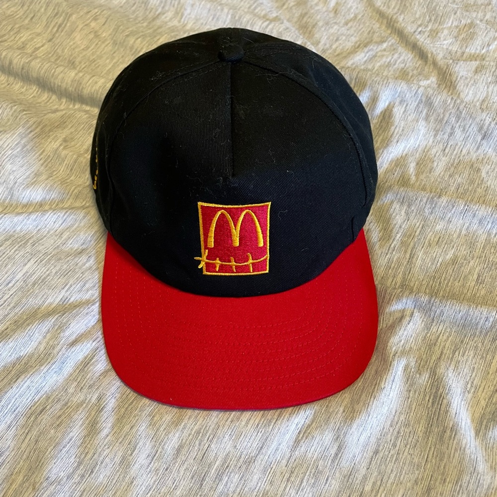 Travis Scott McDonald’s smile hat